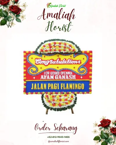 Bunga Papan Congratulation di Karangduwet